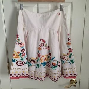 Bohemian Embroidered Skirt